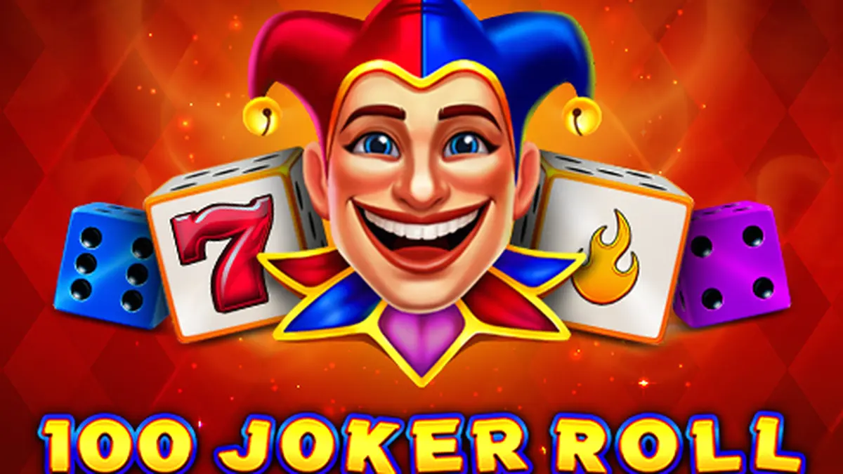 Tampilan layar mesin slot 100 Joker Roll dengan simbol klasik